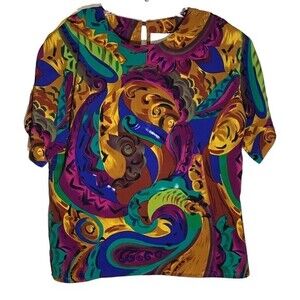 Che Studio Vintage Short Sleeve Blouse